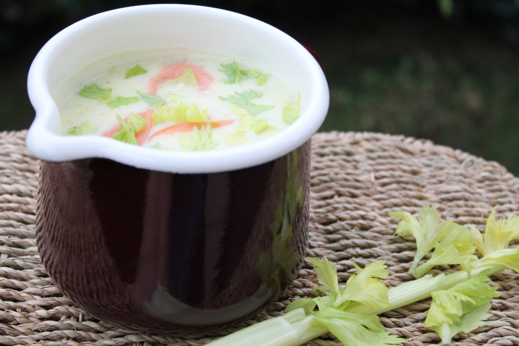 Kartoffel-Sellerie-Suppe mit Lachs | cuplovecake