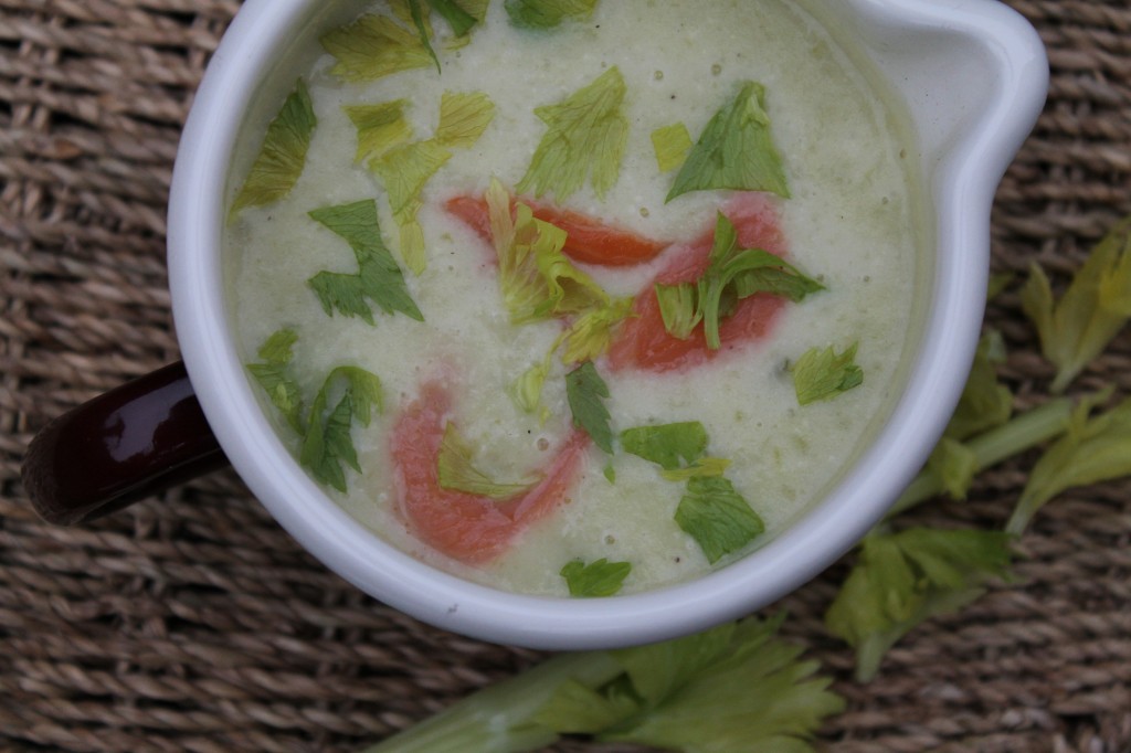 Kartoffel-Sellerie-Suppe mit Lachs | cuplovecake