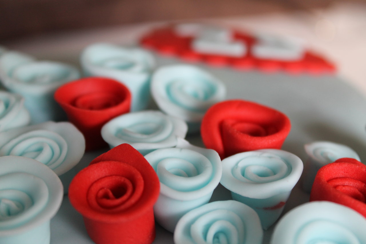 Fondant-Blumen | cuplovecake