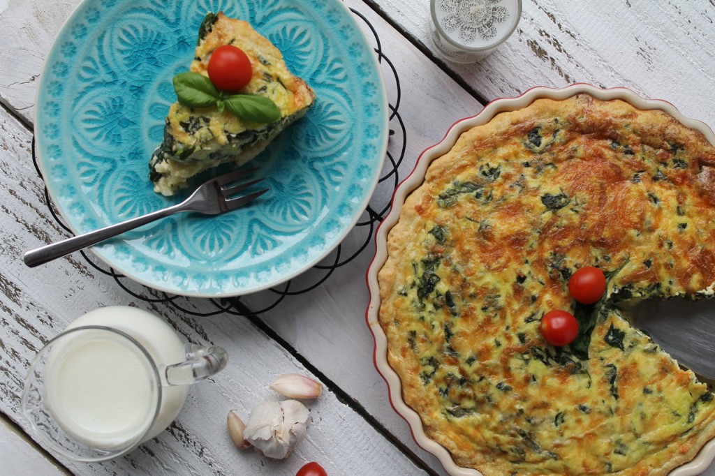 Warten auf den Frühling und eine leckere Spinat-Buttermilch-Tarte ...