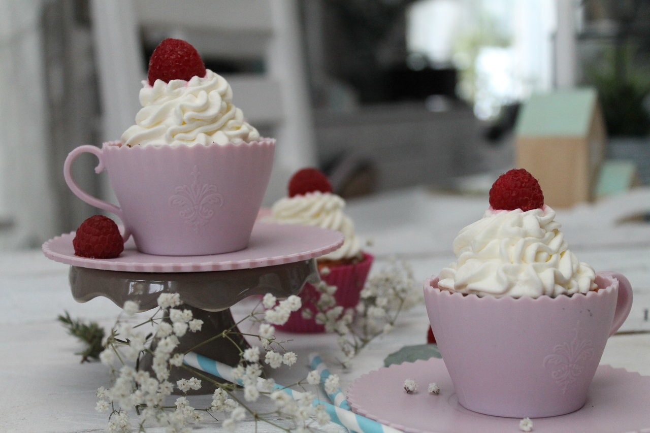 Käsekuchen mal anders: Käsekuchen-Muffins mit Sahnehaube | cuplovecake