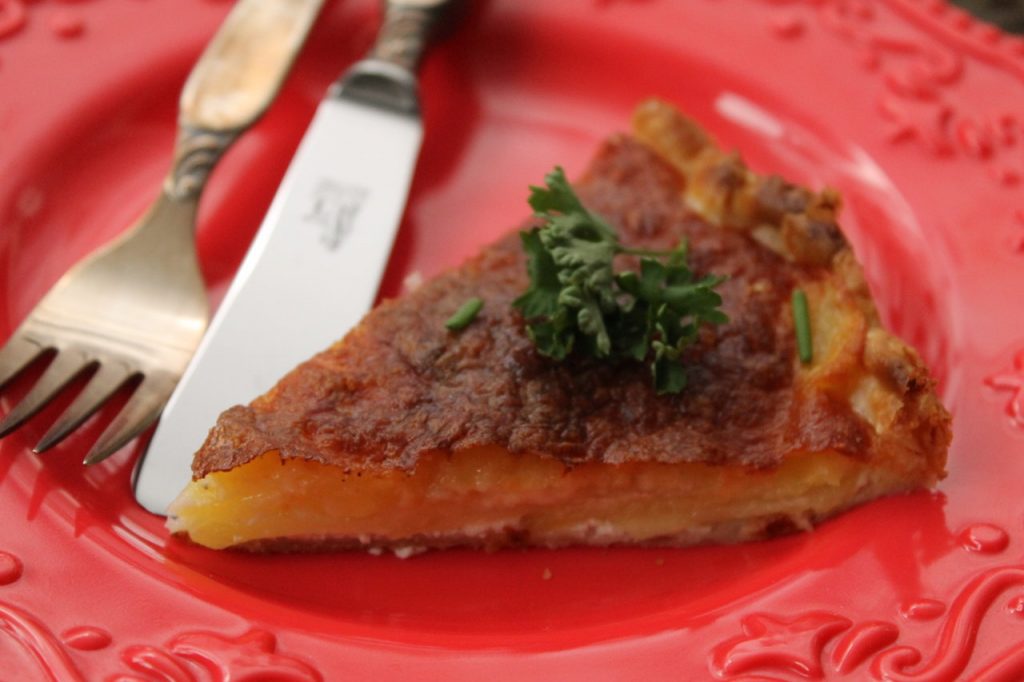 Vegetarisch: Kartoffeltarte mit Mozzarella und Schnittlauch aus meinem ...