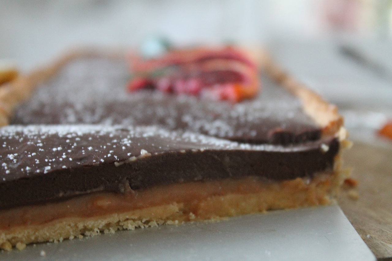 Schokoladentraum mit Blutorangen-Curd | cuplovecake