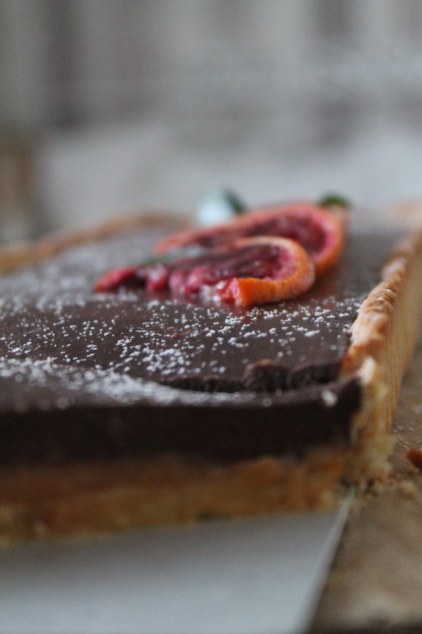 Schokoladentraum mit Blutorangen-Curd | cuplovecake
