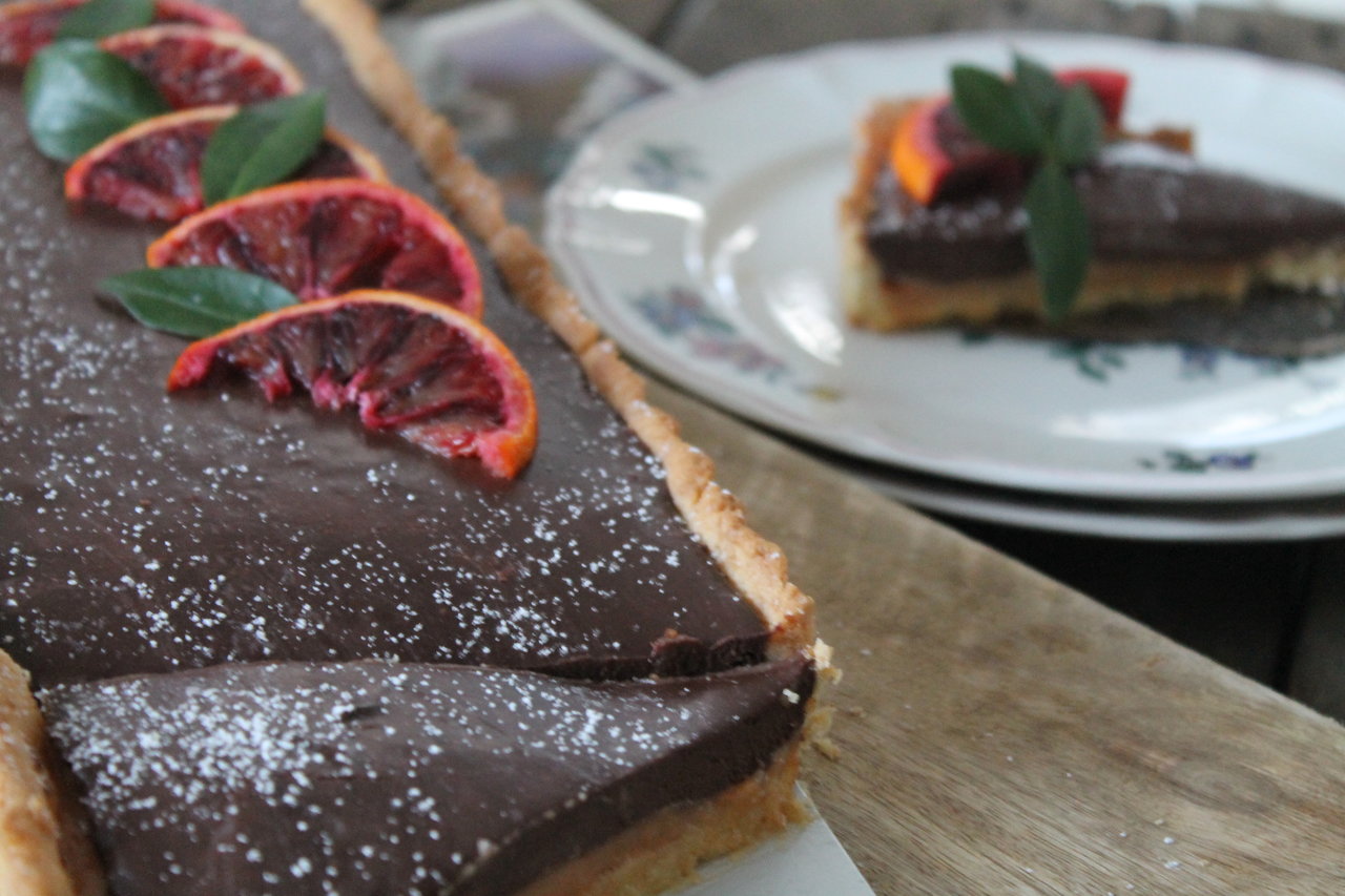 Schokoladentraum mit Blutorangen-Curd | cuplovecake