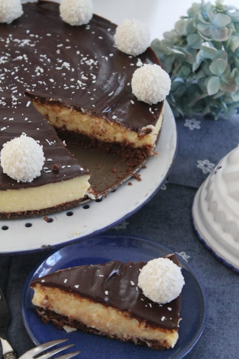 Schokoladen-Kokos-Torte ohne Backen | cuplovecake