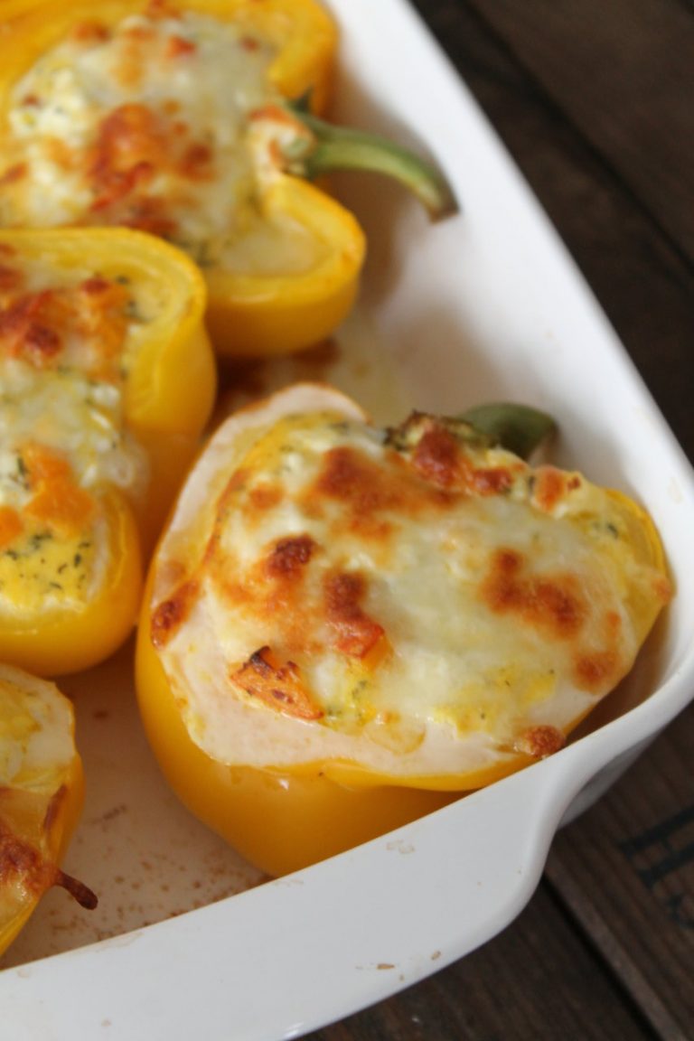 Paprika gefüllt mit Frischkäse und Kürbis | cuplovecake