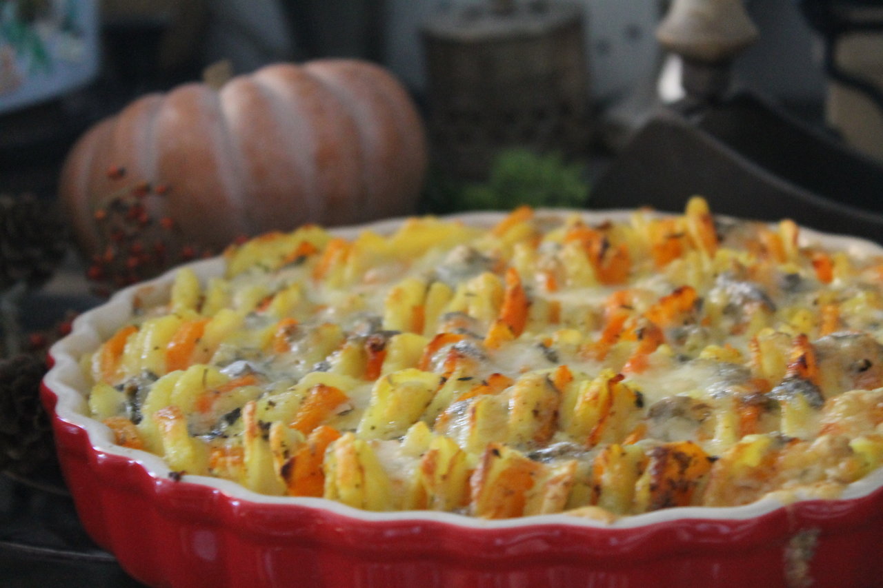 K rbis Kartoffel Gratin Mit Gorgonzola Cuplovecake