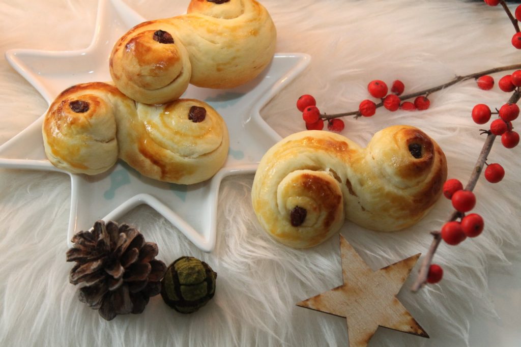 Weihnachten 2018: Lussekatter – schwedisches Weihnachtsgebäck | cuplovecake