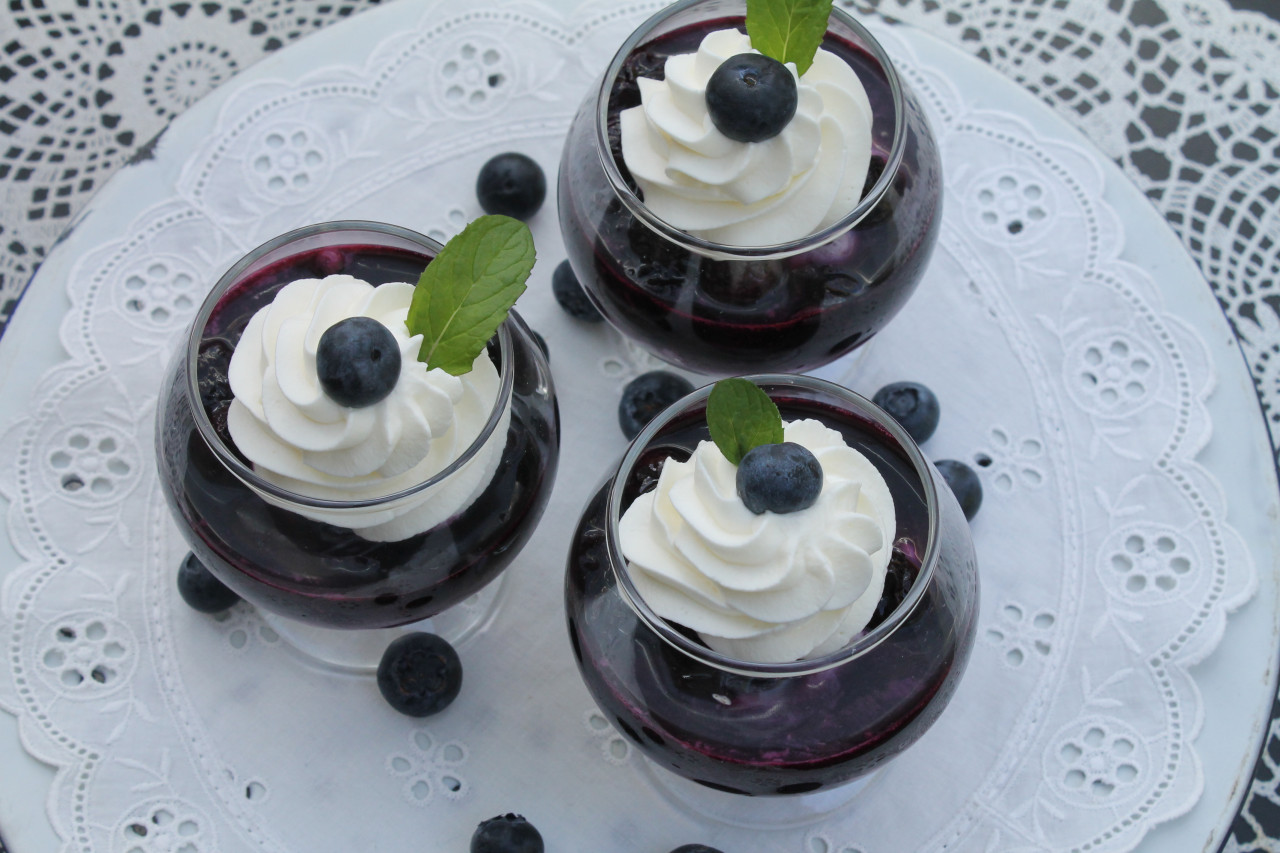 Blaubeer-Mascarpone-Oreo Dessert | cuplovecake