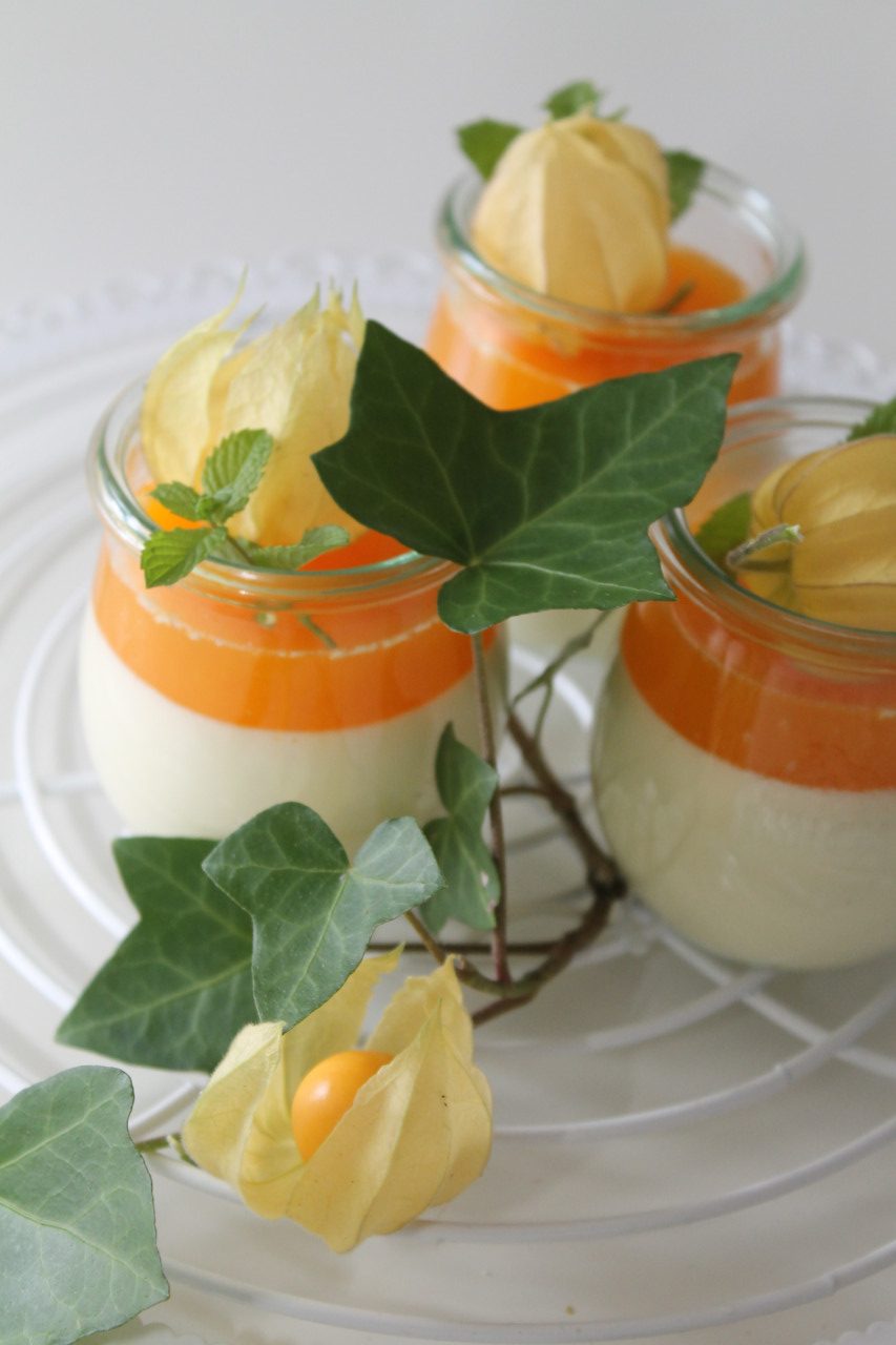 Panna Cotta mit Mandarinengelee | cuplovecake