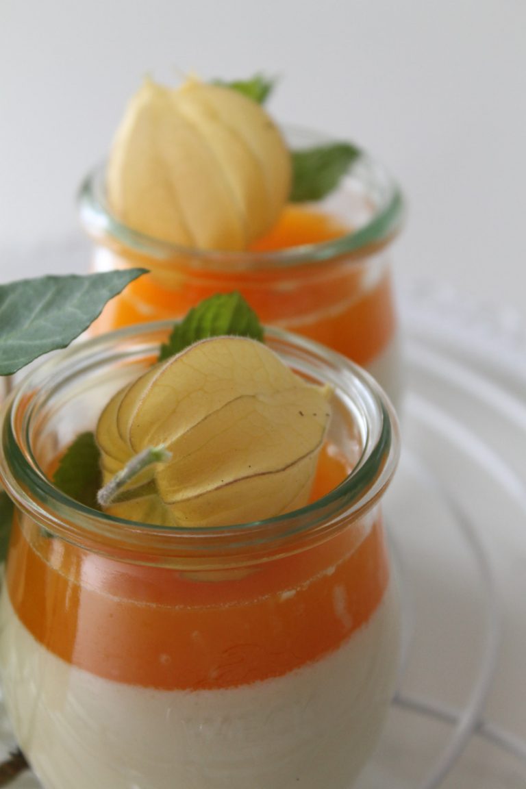Panna Cotta mit Mandarinengelee | cuplovecake Panna Cotta mit Mandarinengelee | cuplovecake