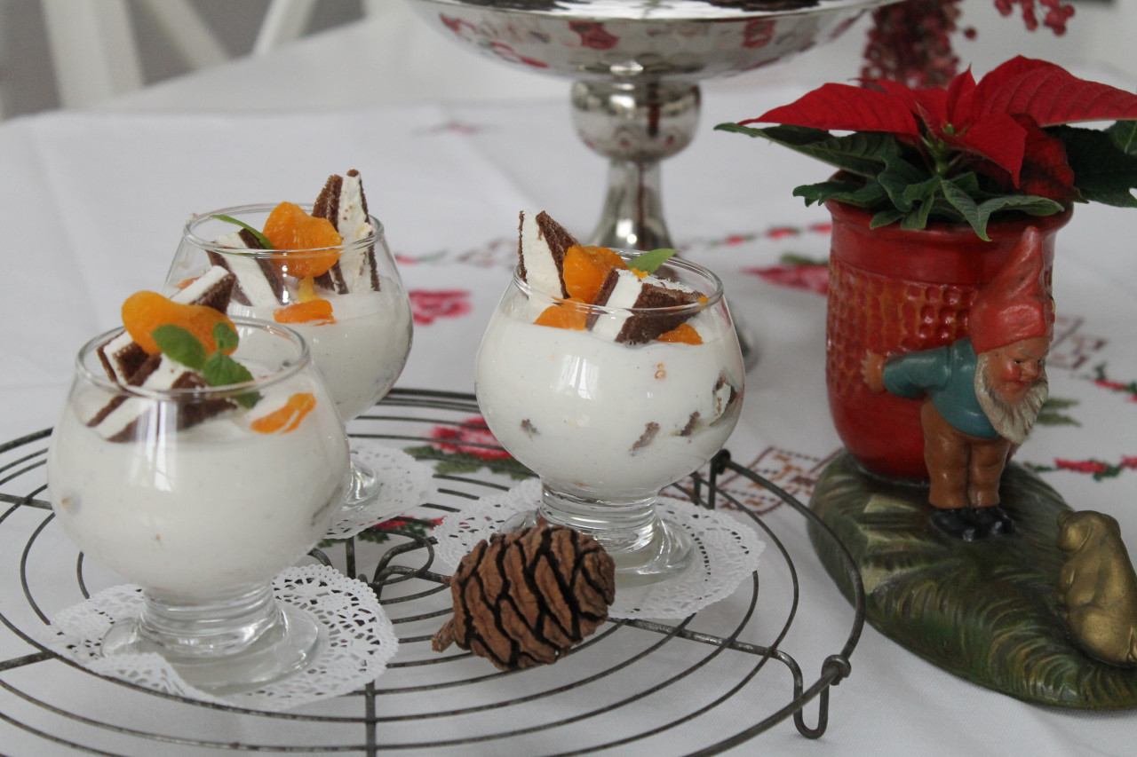 Mandarinendessert mit Milchschnitten | cuplovecake